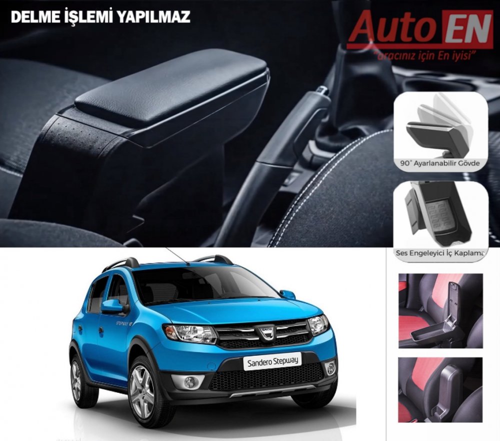Autoen S Dacia Sandero Stepway 2017 Model Kolcak Kol Dayama Delme Fiyatlari Ve Ozellikleri