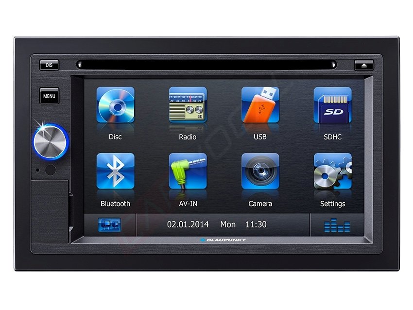 Blaupunkt mp3 USB Bluetooth AUX autoradio per Ford C-MAX KUGA NERO OPACO 