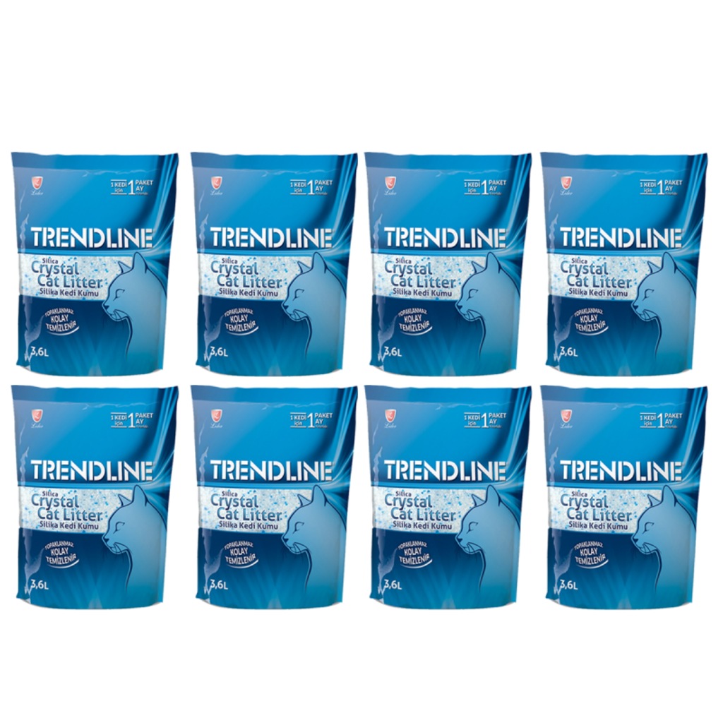 Trendline Tozsuz Silika Kristal Kedi Kumu 8 x 3600 ML Fiyatları ve