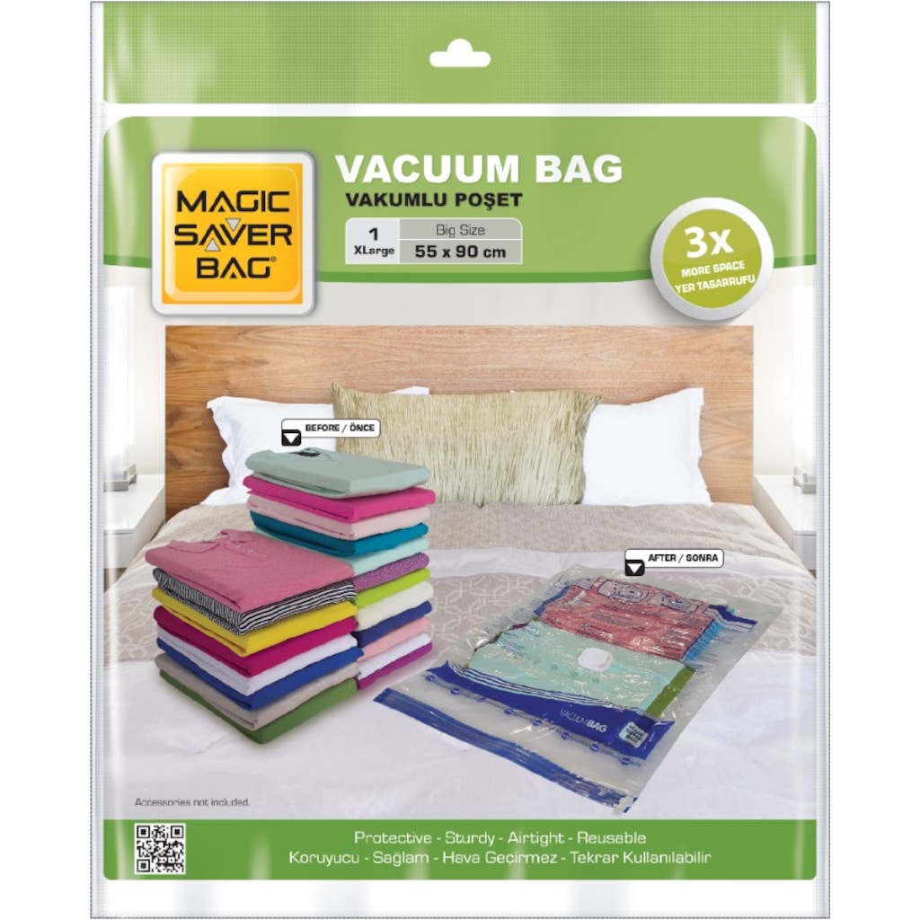81189582 - Magic Saver Bag XL Vakumlu Seyahat Poşeti 55 x 90 CM - n11pro.com 81189582 - Magic Saver Bag XL Vakumlu Seyahat Poşeti 55 x 90 CM - n11pro.com
