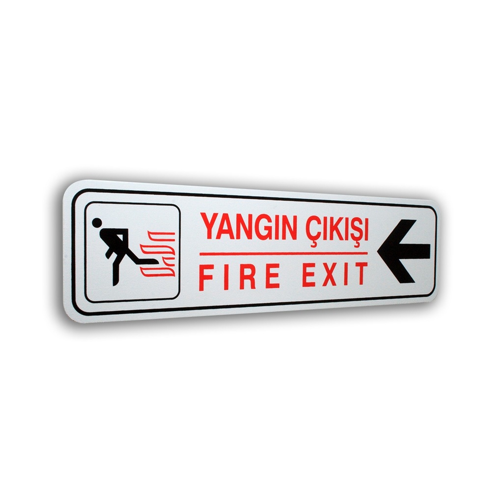 37802212 - Passpano Uyarı Ve Yönlendirme Lavhaları YANGIN ÇIKIŞI SOLA Beyaz-Kırmızı 7 x 25 CM - n11pro.com 37802212 - Passpano Uyarı Ve Yönlendirme Lavhaları YANGIN ÇIKIŞI SOLA Beyaz-Kırmızı 7 x 25 CM - n11pro.com