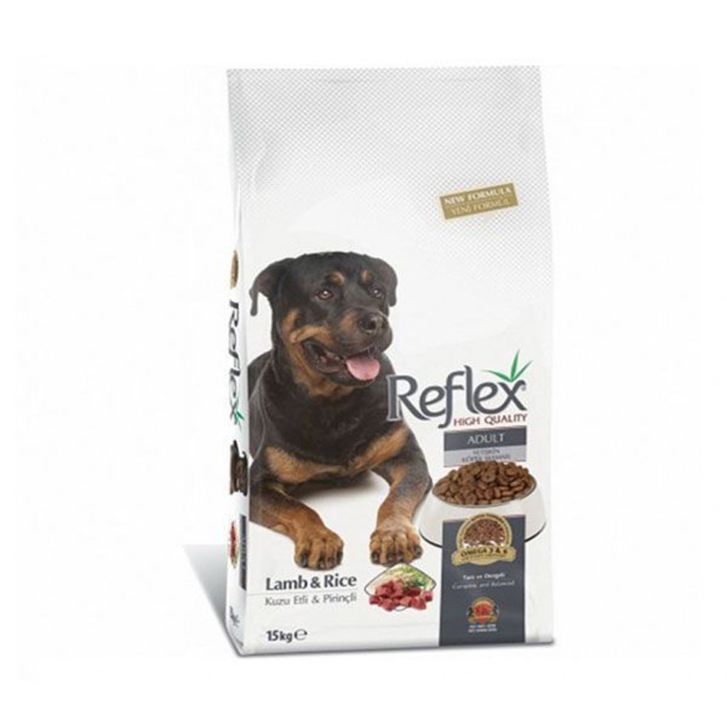Reflex Kuzu Etli ve Pirinçli Yetişkin Köpek Maması 15 KG Fiyatları ve