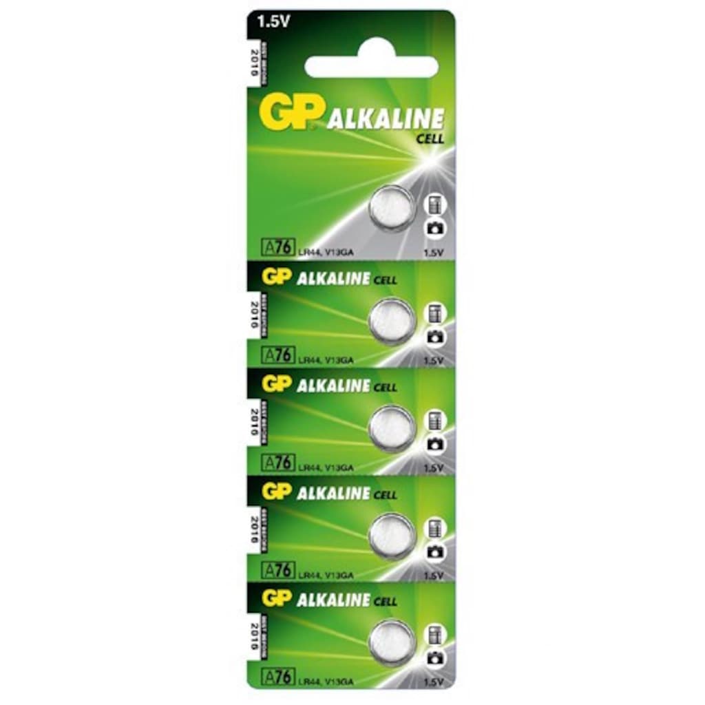 36126450 - GP GPA76-C5 5 Adet LR44 Alkalin Düğme Pil - n11pro.com 36126450 - GP GPA76-C5 5 Adet LR44 Alkalin Düğme Pil - n11pro.com