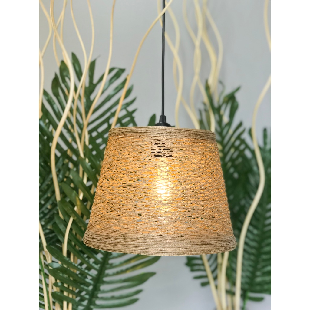 Izmir Avize Kova Konik Urgan Avize 19 X 27 Cm Kahverengi N11pro Com