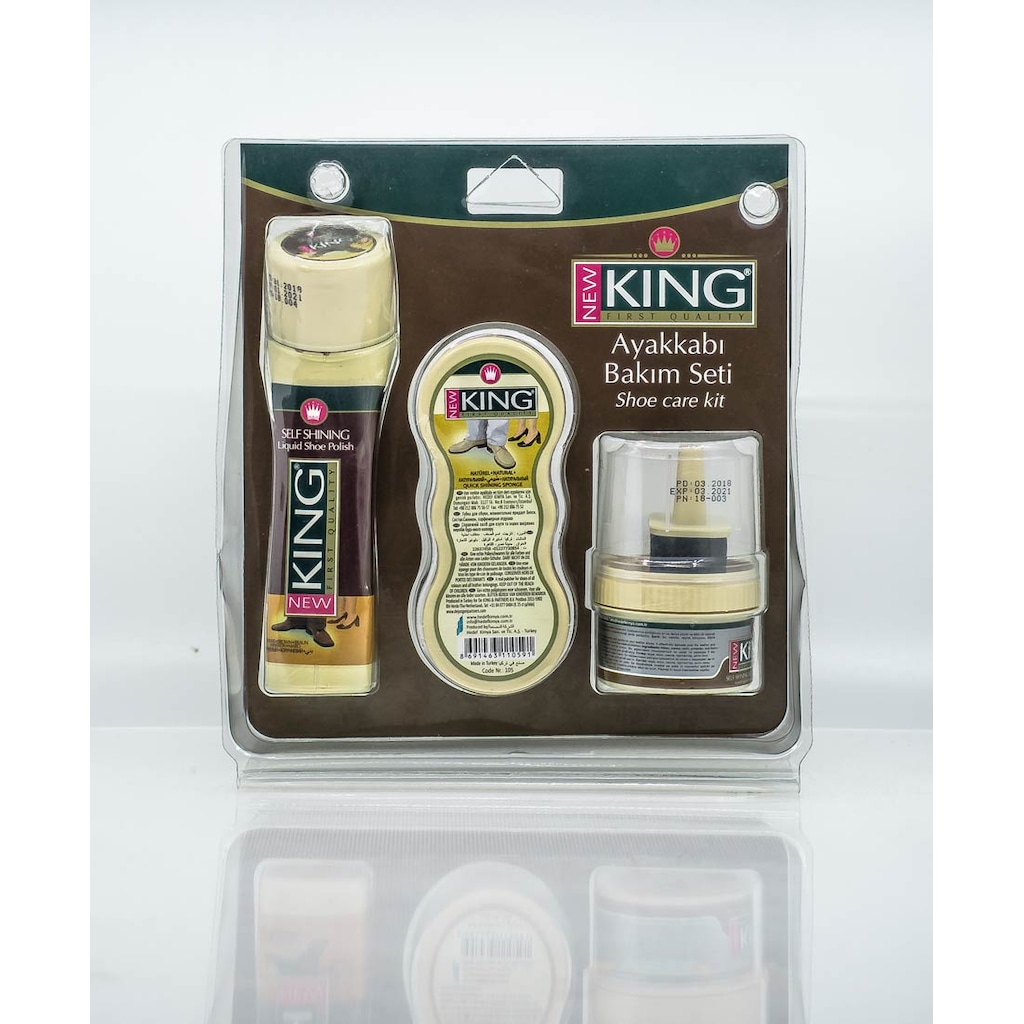 41023976 - New King 3'lü Ayakkabı Bakım Seti Kahverengi - n11pro.com 41023976 - New King 3'lü Ayakkabı Bakım Seti Kahverengi - n11pro.com