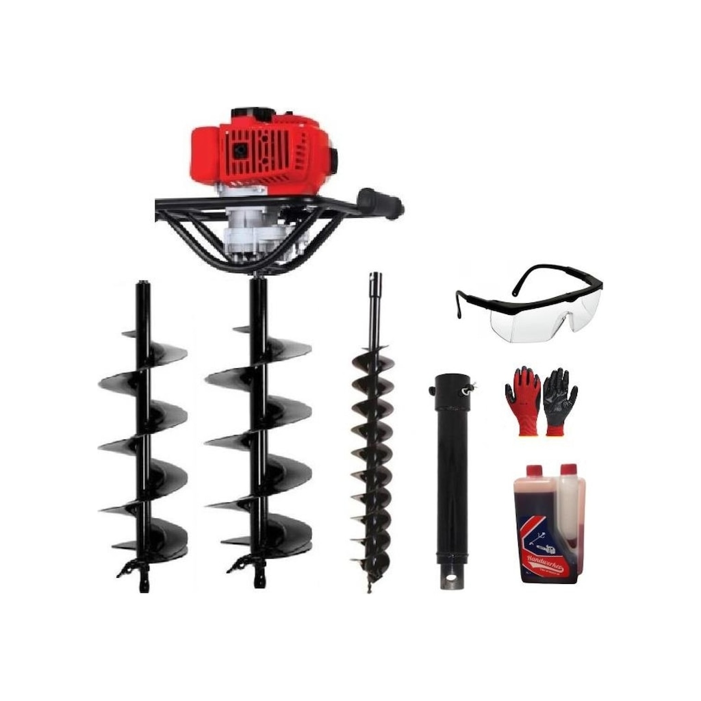 Secho DX5500 Toprak Burgu Makinası Seti 100-150-200 mm. Fiyatları