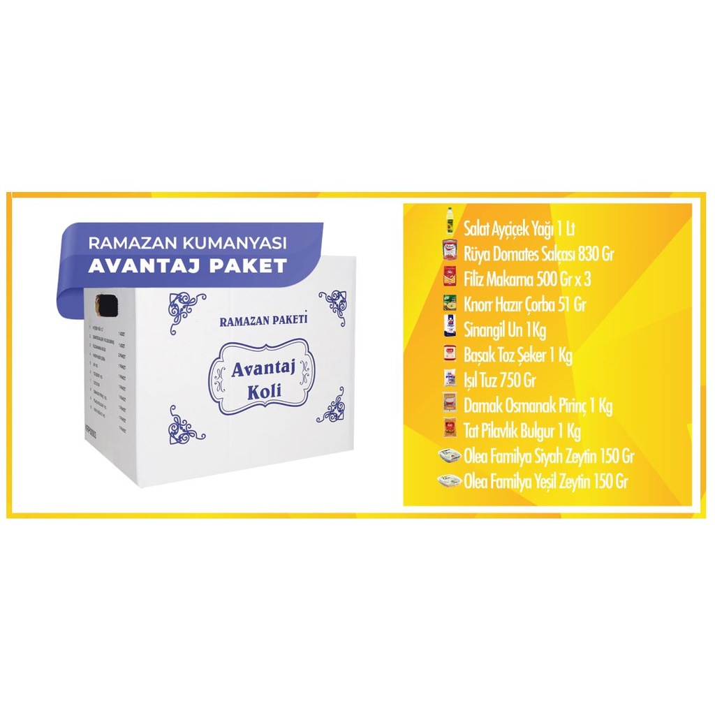 08099192 - Ramazan Kumanyası Avantaj Paketi 11 Ürün - n11pro.com 08099192 - Ramazan Kumanyası Avantaj Paketi 11 Ürün - n11pro.com