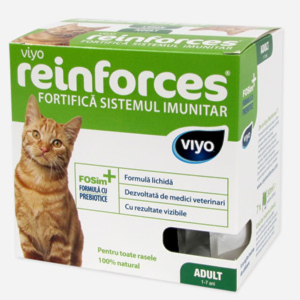 Viyo Reinforces Prebiyotik Katkılı Yetişkin Kedi Ek Besin Takviyesi 7 x