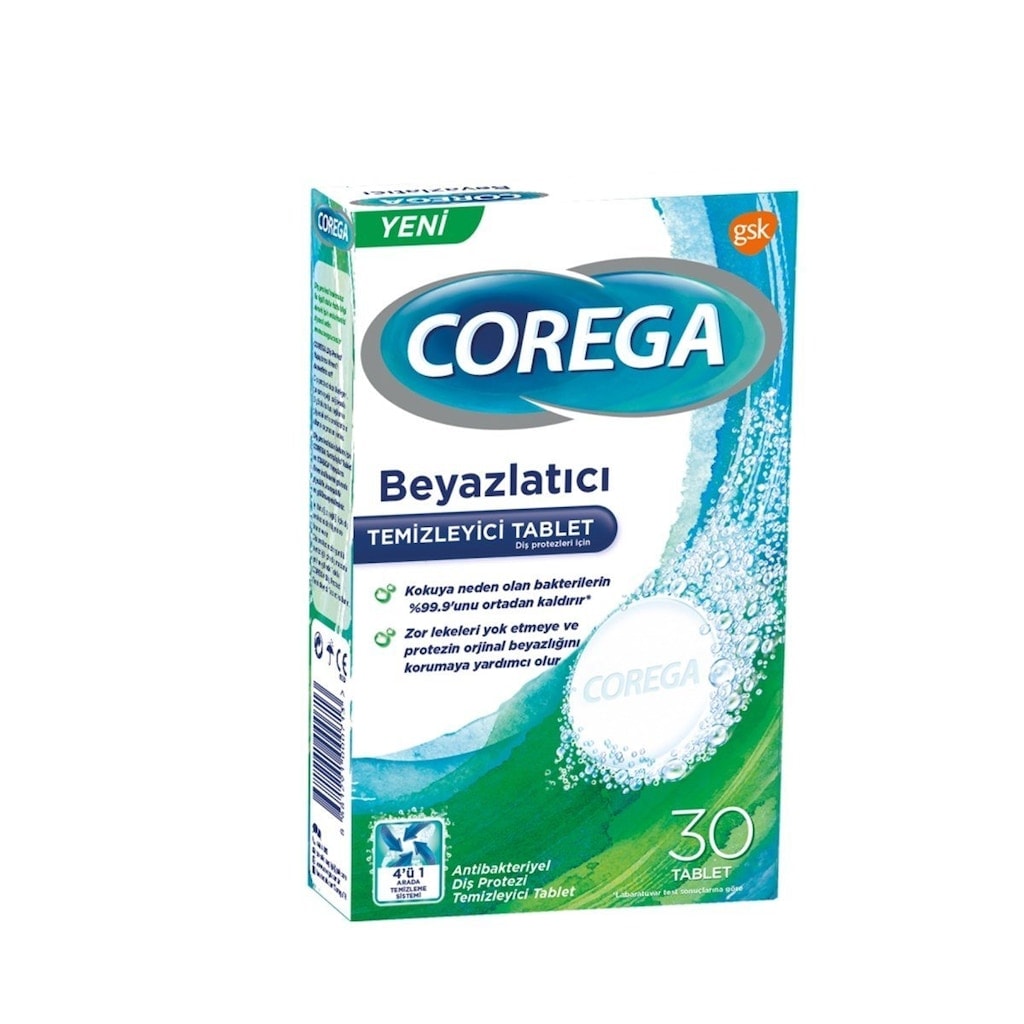 00131816 - Corega Beyazlatıcı Diş Protezi Temizleyici Tablet 30'lu - n11pro.com 00131816 - Corega Beyazlatıcı Diş Protezi Temizleyici Tablet 30'lu - n11pro.com