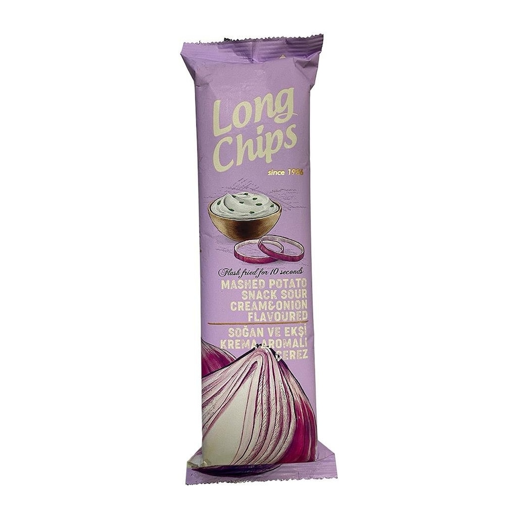 LONG CHİPS SOĞAN VE EKŞİ KREMALI CİPS 75GR