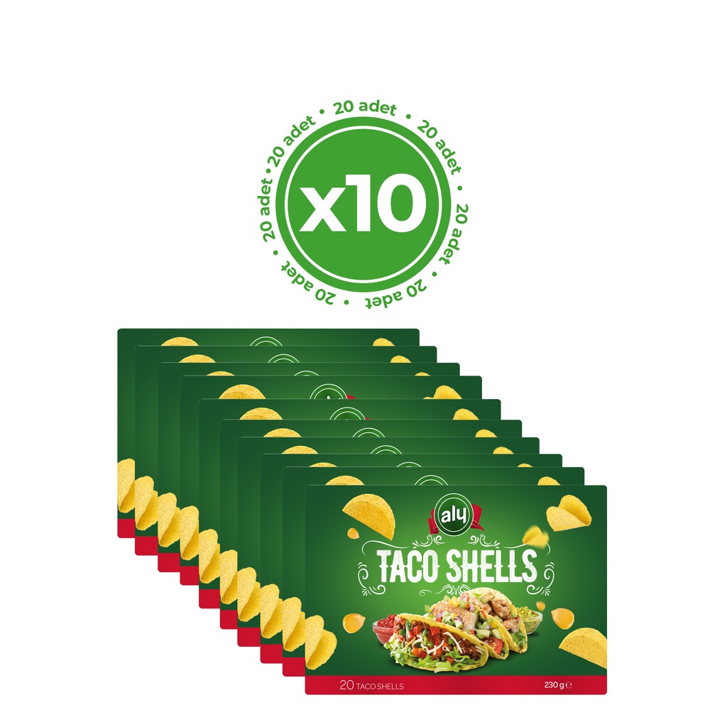 Aly Taco Shells 230 G 20'li x 10 Kutu