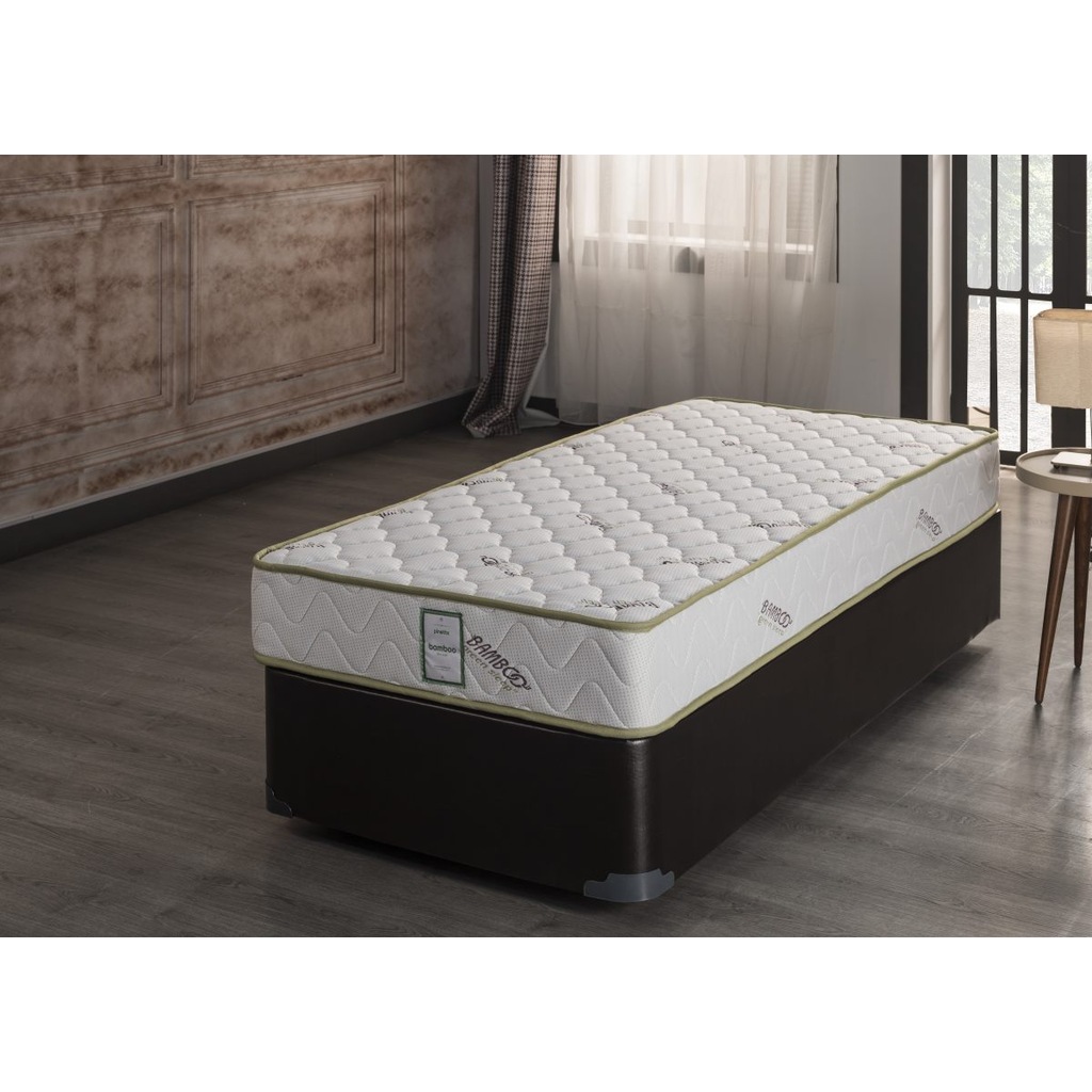 Pinotte Tek Kisilik Full Ortopedik Yayli Yatak Bamboo 90 X 190 Cm N11pro Com