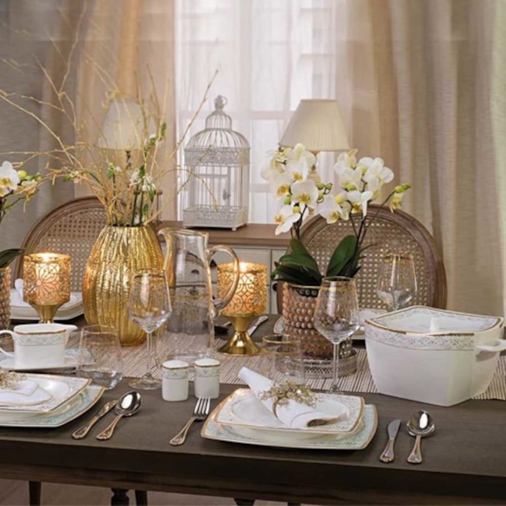 Korkmaz A8414 Bone Selection 86 Parça 12 Kişilik Yemek Takımı