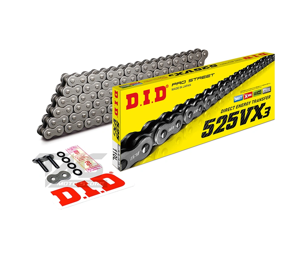 KAWASAKI ZZR 1100 1998 DİD 525VX3-110 LİNK ÇELİK ZİNCİR (X-RİNG