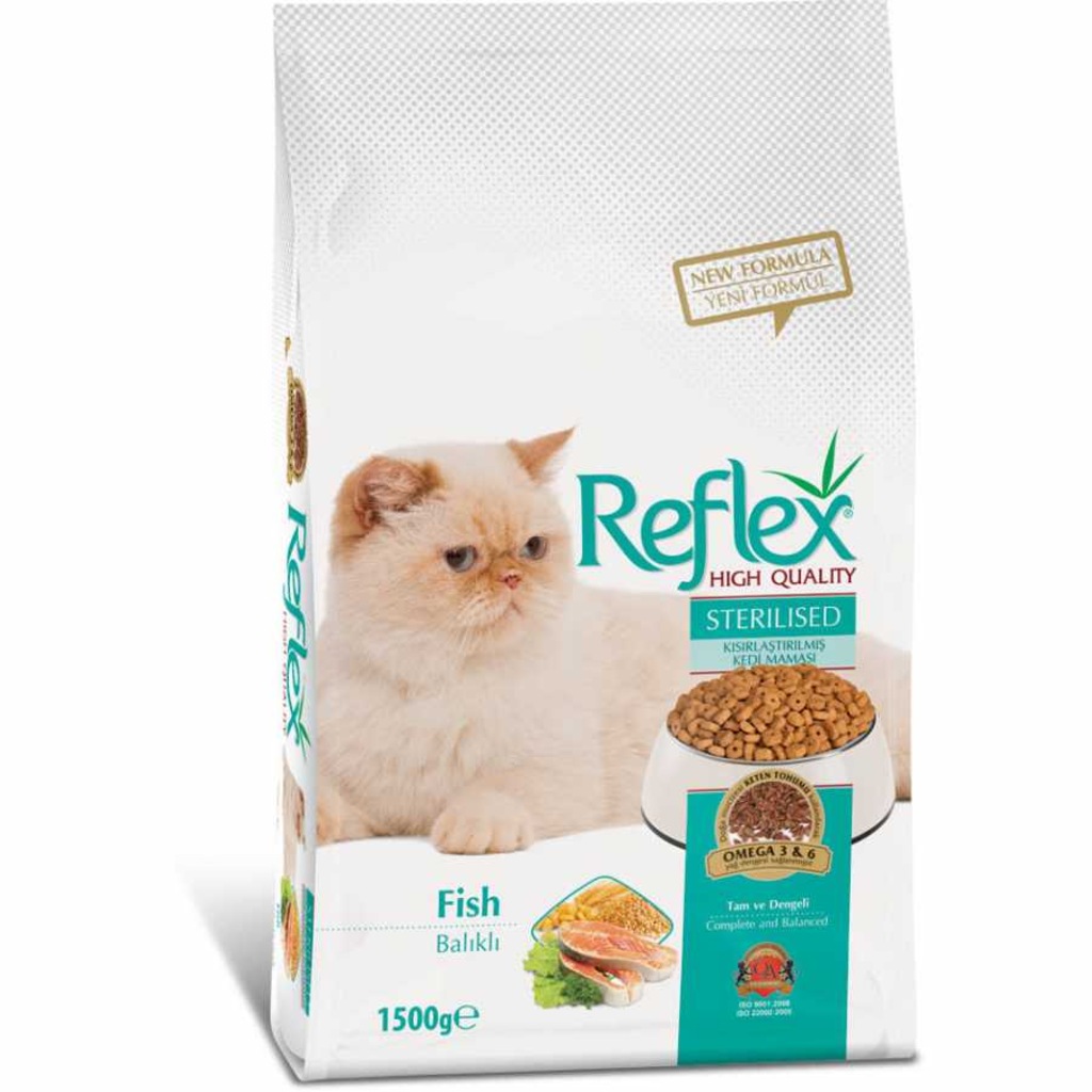 Reflex Sterilised Balıklı Kısırlaştırılmış Yetişkin Kedi Maması 1.5 KG
