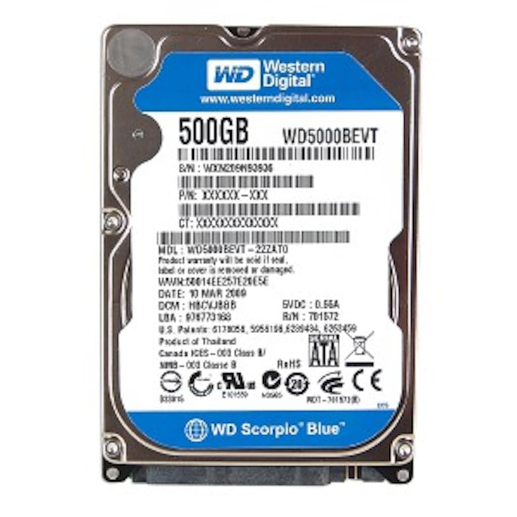 Western Digital Scorpio Blue WD5000BEVT SATA 2.0 5400 RPM 2.5