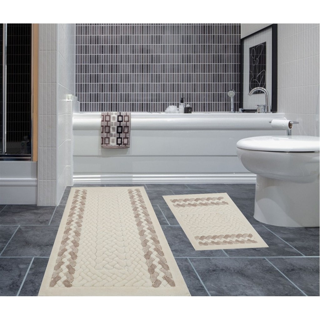33485107 - Yünteks Home Bordür Desen %100 Pamuklu Klozet Takımı Bej - n11pro.com 33485107 - Yünteks Home Bordür Desen %100 Pamuklu Klozet Takımı Bej - n11pro.com