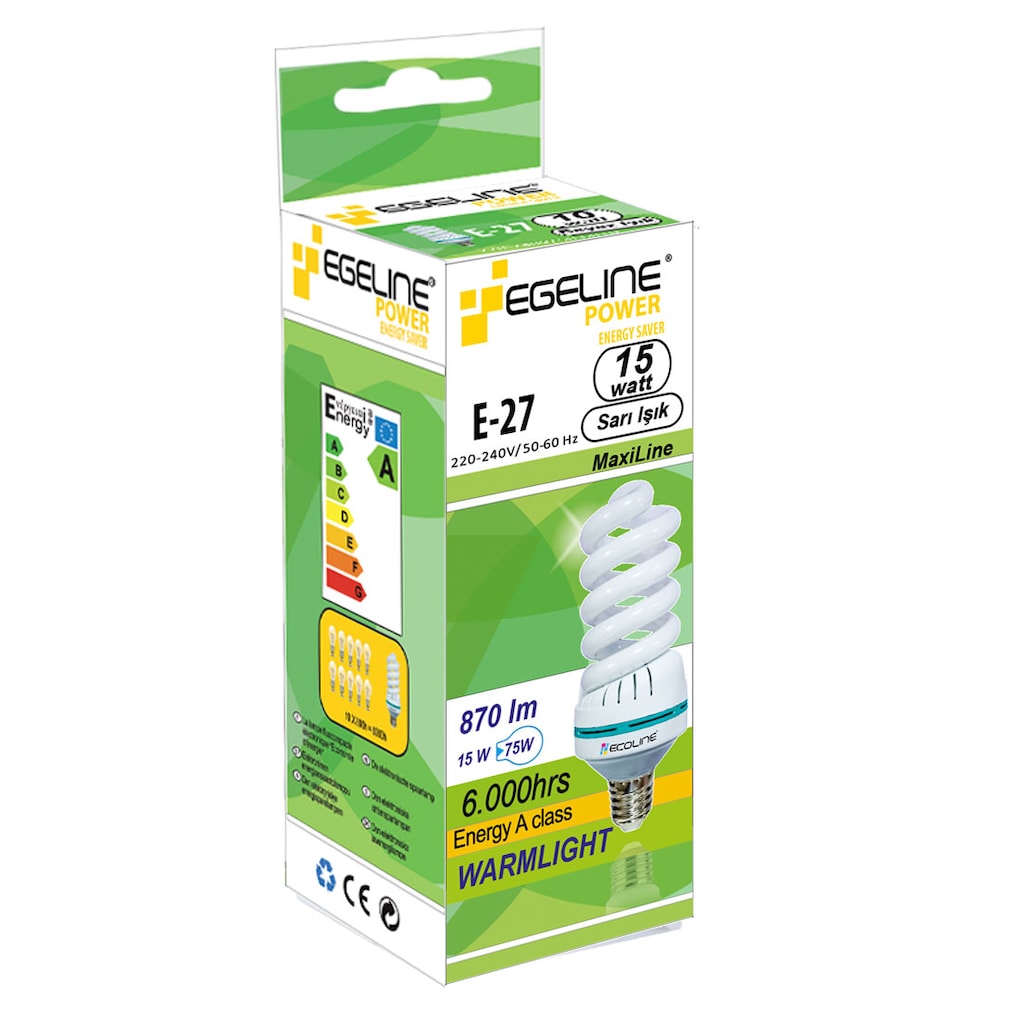 19558410 - Egeline Tasarruflu Ampul 15 W E27 Warmlight Sarı - n11pro.com 19558410 - Egeline Tasarruflu Ampul 15 W E27 Warmlight Sarı - n11pro.com
