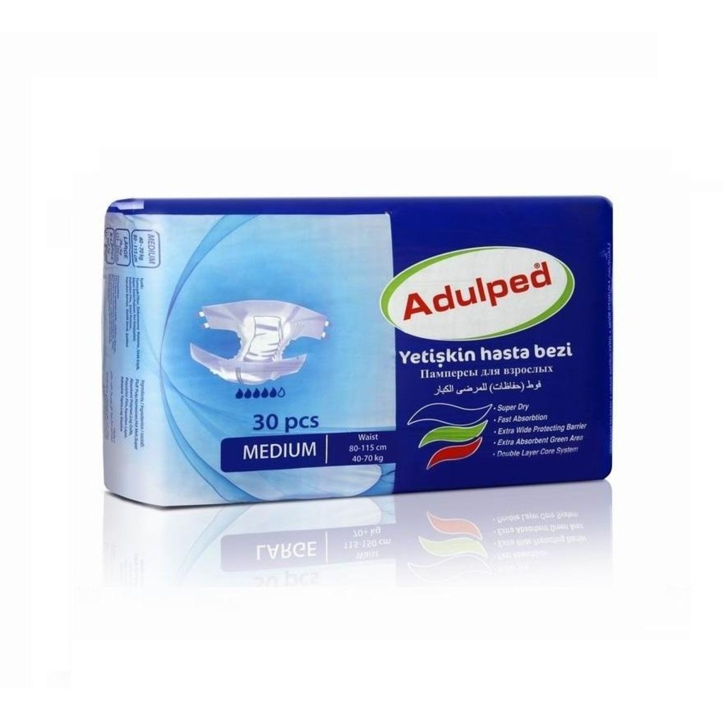 74392801 - Adulped Belbantlı Hasta Bezi Medium 30 Adet x 4 Paket - n11pro.com 74392801 - Adulped Belbantlı Hasta Bezi Medium 30 Adet x 4 Paket - n11pro.com