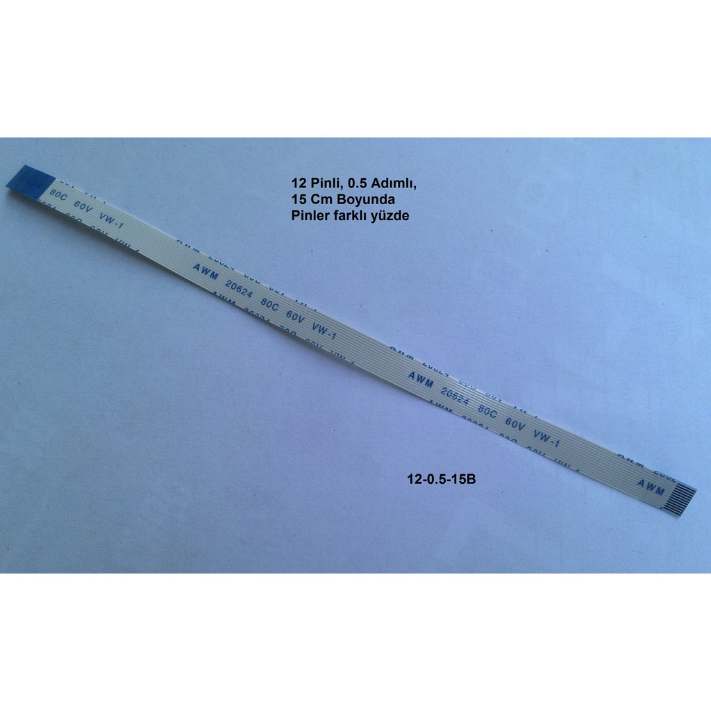 Awm 20624 80C 60V Vw-1 Flex Kablo 12 Pin 15 Cm 12-0.5-15B Fiyatları ve ...