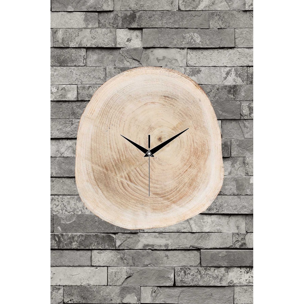 95993677 - Qtük Kütük Saat 35 CM Naturel - n11pro.com 95993677 - Qtük Kütük Saat 35 CM Naturel - n11pro.com