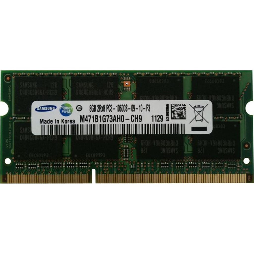 13【SAMSUNG】 8GB×4枚 /ノートPC用 メモリ DDR3 Samsung 8Gb Ddr3-1333 M471b1g73ah0-Ch9 Sodımm Pc3-10600 Notebook