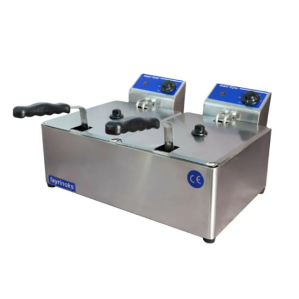 56840718 - Fayrinoks 3 + 3 L 5000 W Endüstriyel Elektrikli Fritöz - n11pro.com 56840718 - Fayrinoks 3 + 3 L 5000 W Endüstriyel Elektrikli Fritöz - n11pro.com