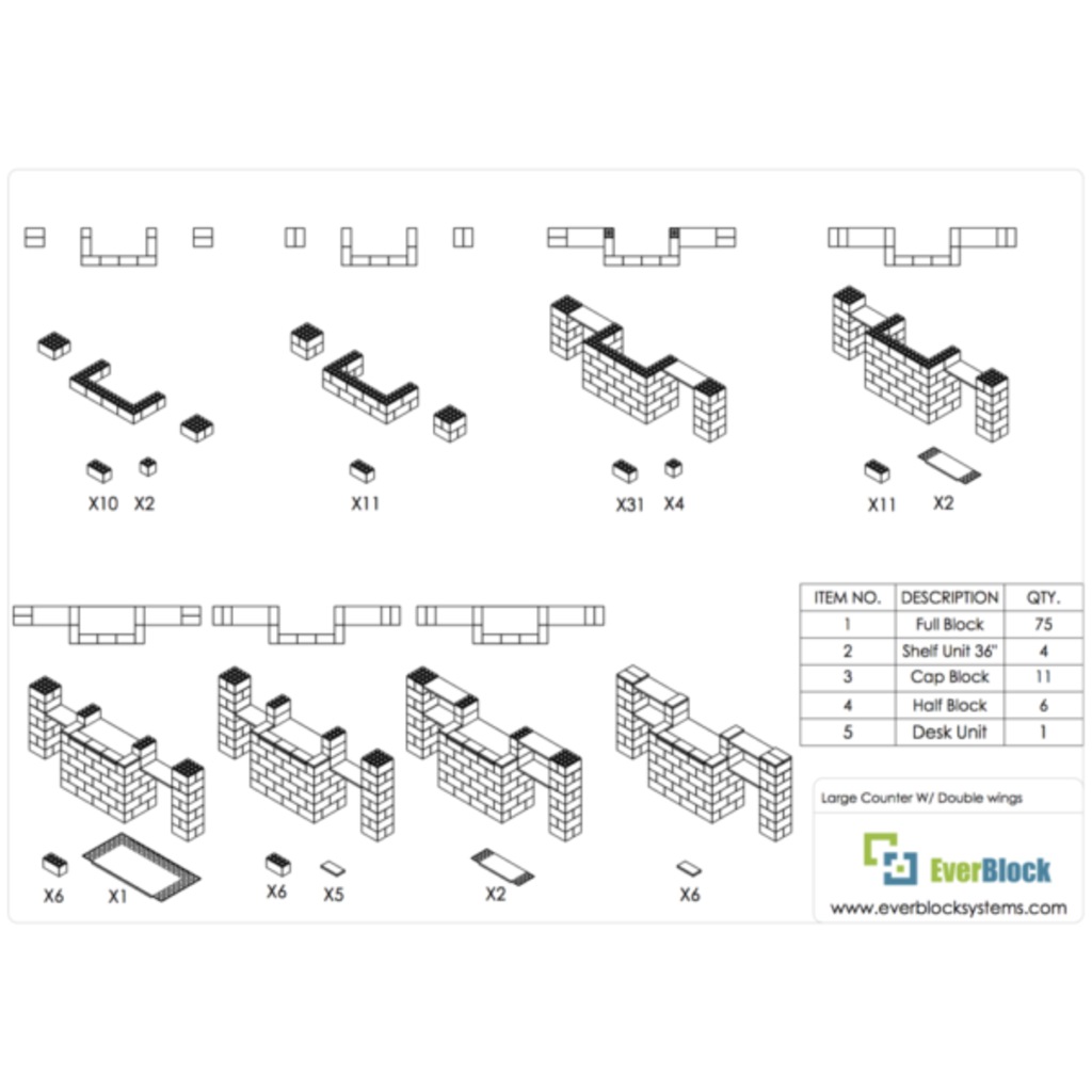 56380209 - Everblock Systems Çift Kanatlı Büyük Tezgah - n11pro.com 56380209 - Everblock Systems Çift Kanatlı Büyük Tezgah - n11pro.com