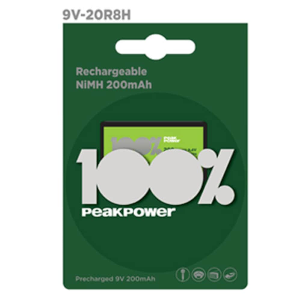 36743030 - Peak Power Tekli Şarj Edilebilir 200 mAh 9V Pil PP20R8H-2U1 - n11pro.com 36743030 - Peak Power Tekli Şarj Edilebilir 200 mAh 9V Pil PP20R8H-2U1 - n11pro.com