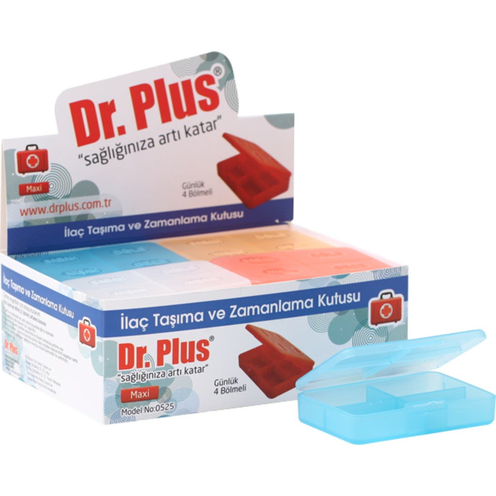 54678921 - Dr Plus ilaç Saklama Kutusu 4 Bölmeli Maxi 12 Adet - n11pro.com 54678921 - Dr Plus ilaç Saklama Kutusu 4 Bölmeli Maxi 12 Adet - n11pro.com