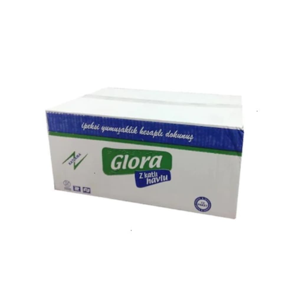 66271316 - Glora Z Katlı Kağıt Havlu 150'li 12 Paket 21 x 21 CM - n11pro.com