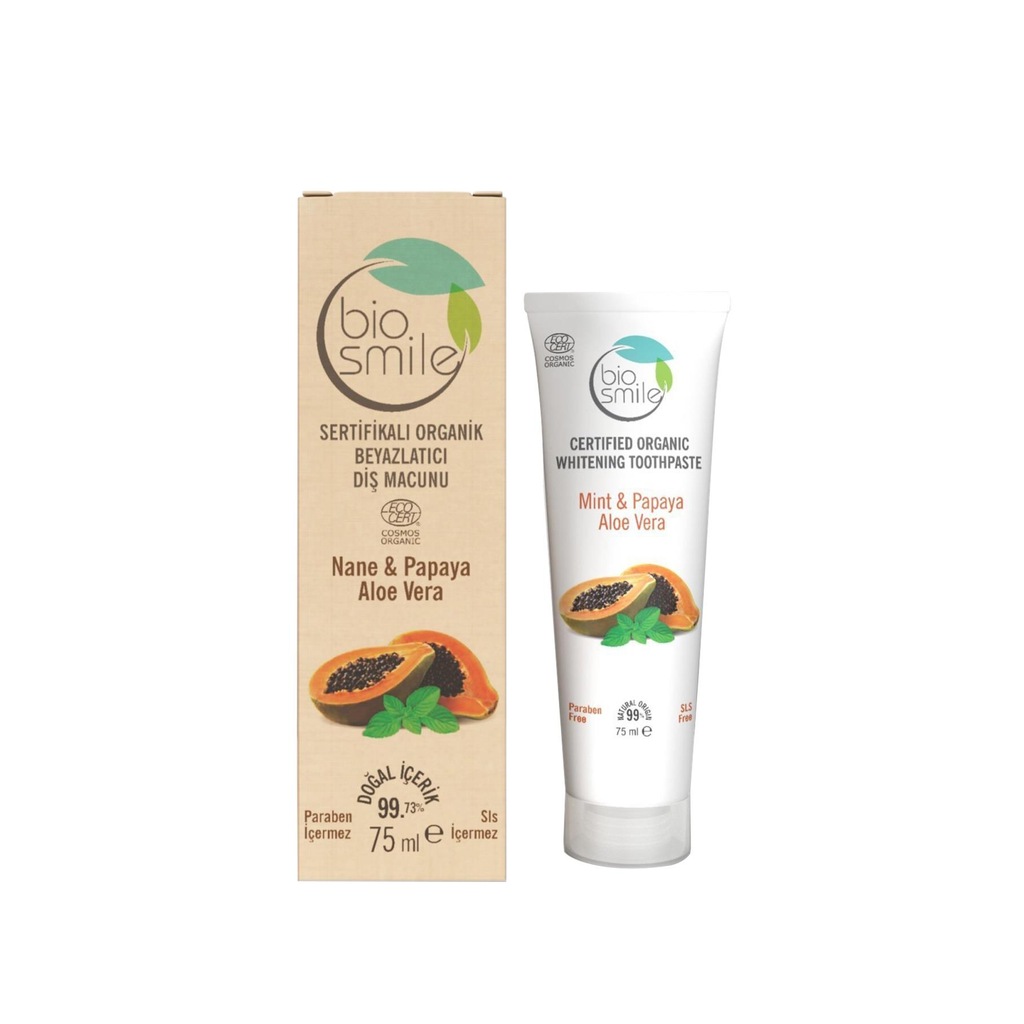 82247267 - Bio Smile Nane - Papatya - Aloe Vera Özlü Organik Diş Macunu 75 ML - n11pro.com 82247267 - Bio Smile Nane - Papatya - Aloe Vera Özlü Organik Diş Macunu 75 ML - n11pro.com