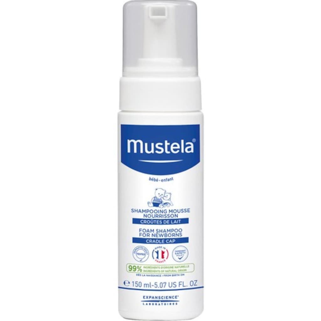 Mustela Yenidoğan Konak Önlemeye Yardımcı Bebek Köpük Şampuan 150 ML