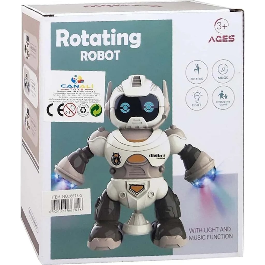 Ctoys Rotating 6678-5 Işıklı Ve Sesli Dans Eden Robot Fiyatları