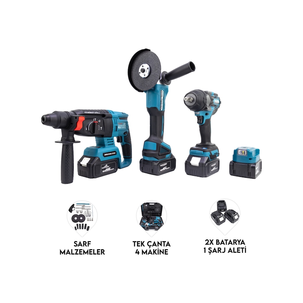 Dew Superior EXシリーズ 3点セット Dawreek Üçlü Set MK800 2b1ş (Ş.spral+S.sıkma+Ş.hilti) Fiyatları