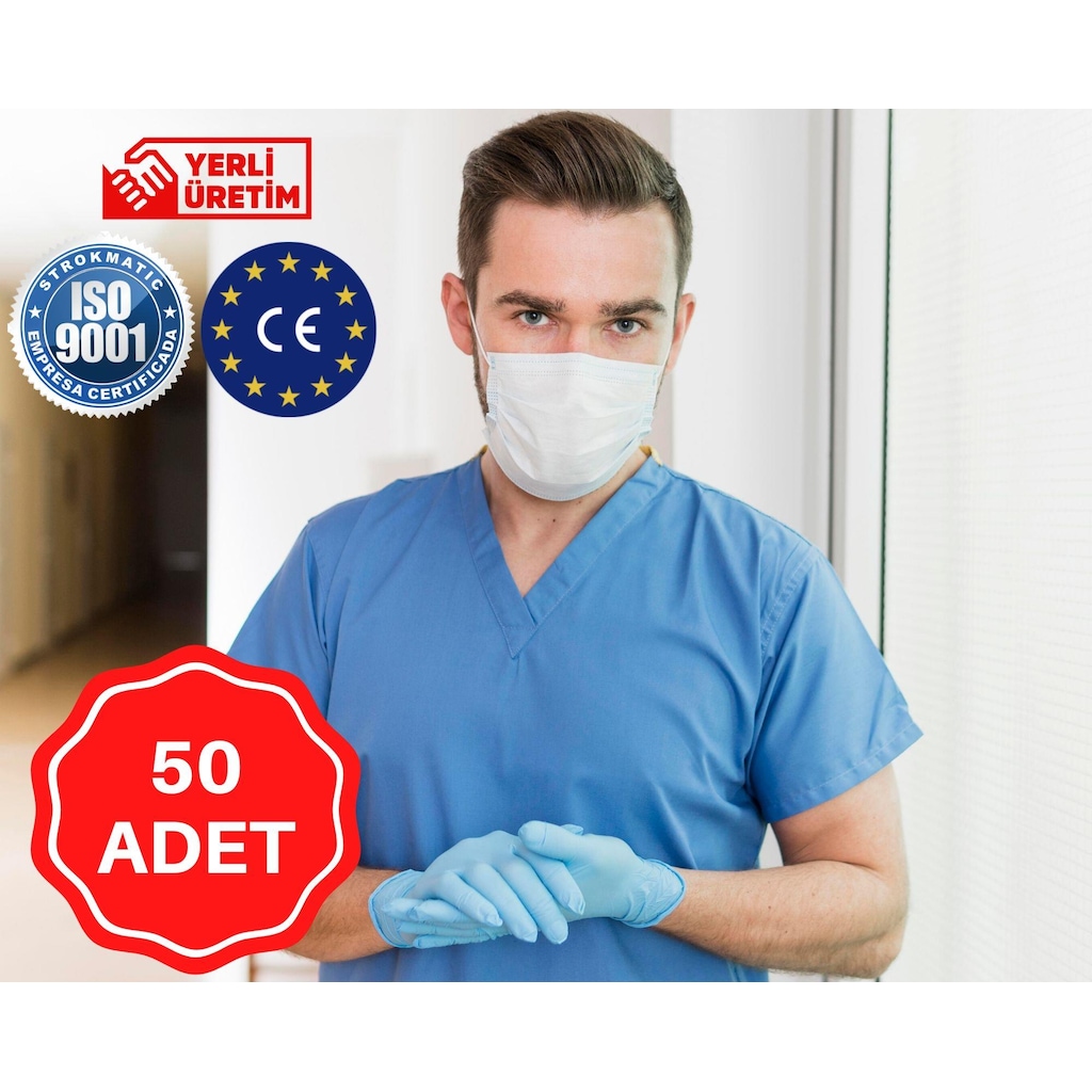 71817416 - Pedix 3 Katlı Lastikli Sertifikalı Cerrahi Maske 50'li - n11pro.com 71817416 - Pedix 3 Katlı Lastikli Sertifikalı Cerrahi Maske 50'li - n11pro.com