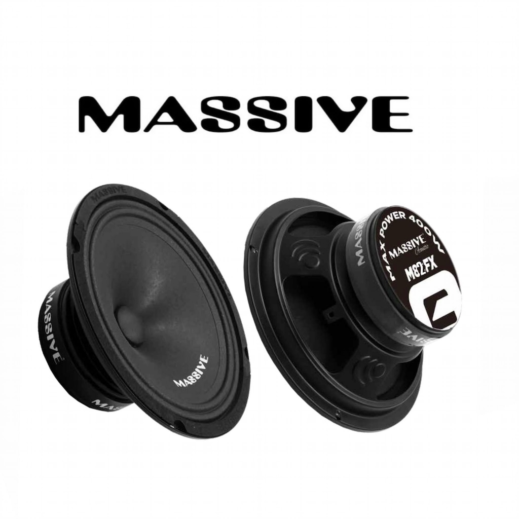 Massive MS-M82FX 20 cm Oto Midrange Hoparlör Deprem Serisi Çifti