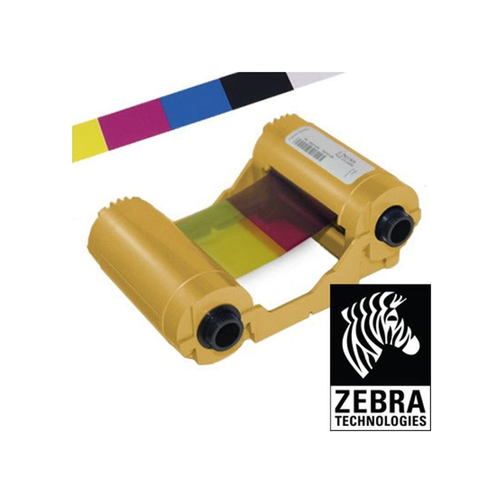 Zebra 800033-840 Renkli Ribbon Zxp3 Ymcko Tek Yüze 200 Baskı