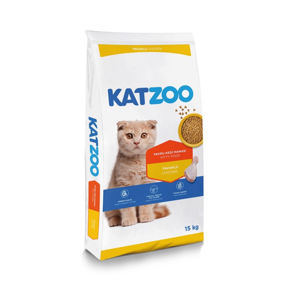 Katzoo Tavuklu Yavru Kedi Maması 1500 G Fiyatları ve Özellikleri