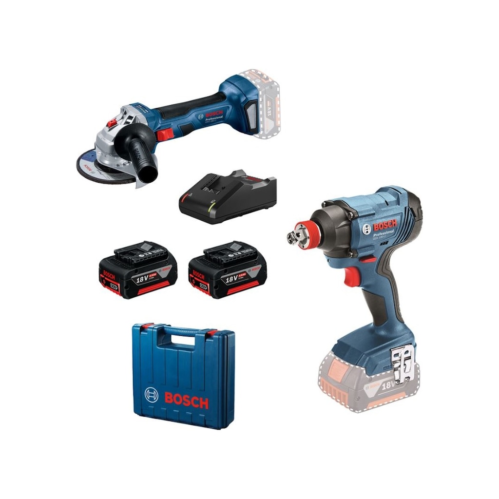 Bosch GDX 180-LI + GWS 180-LI 2'li Somun Sıkma ve Taşlama Set