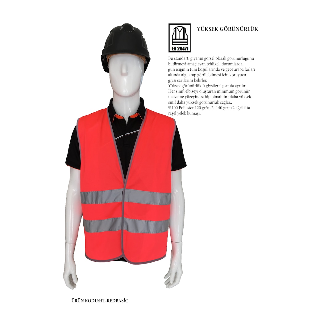 37025993 - Halter Ht-Redbasıc İkaz Yeleği - n11pro.com 37025993 - Halter Ht-Redbasıc İkaz Yeleği - n11pro.com