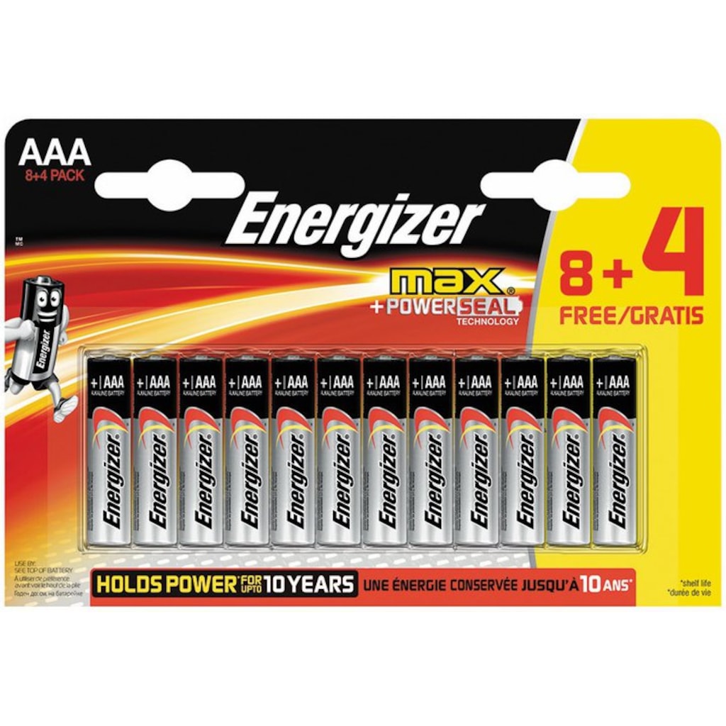 99999082 - Energizer Max Alkaline AAA İnce Pil 8+4'lü - n11pro.com 99999082 - Energizer Max Alkaline AAA İnce Pil 8+4'lü - n11pro.com