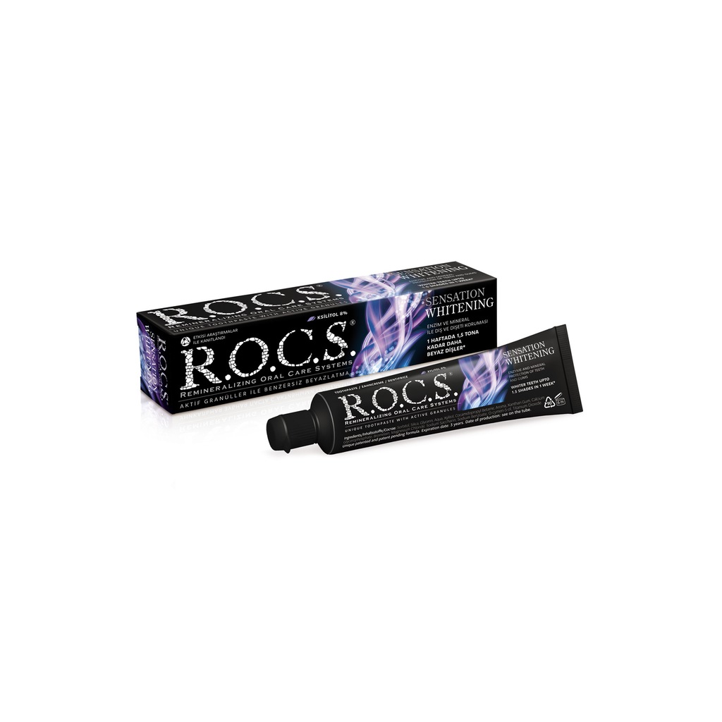 75085392 - Rocs Sensation Whitening Ekstra Beyazlatıcı Diş Macunu - 74 G - n11pro.com 75085392 - Rocs Sensation Whitening Ekstra Beyazlatıcı Diş Macunu - 74 G - n11pro.com