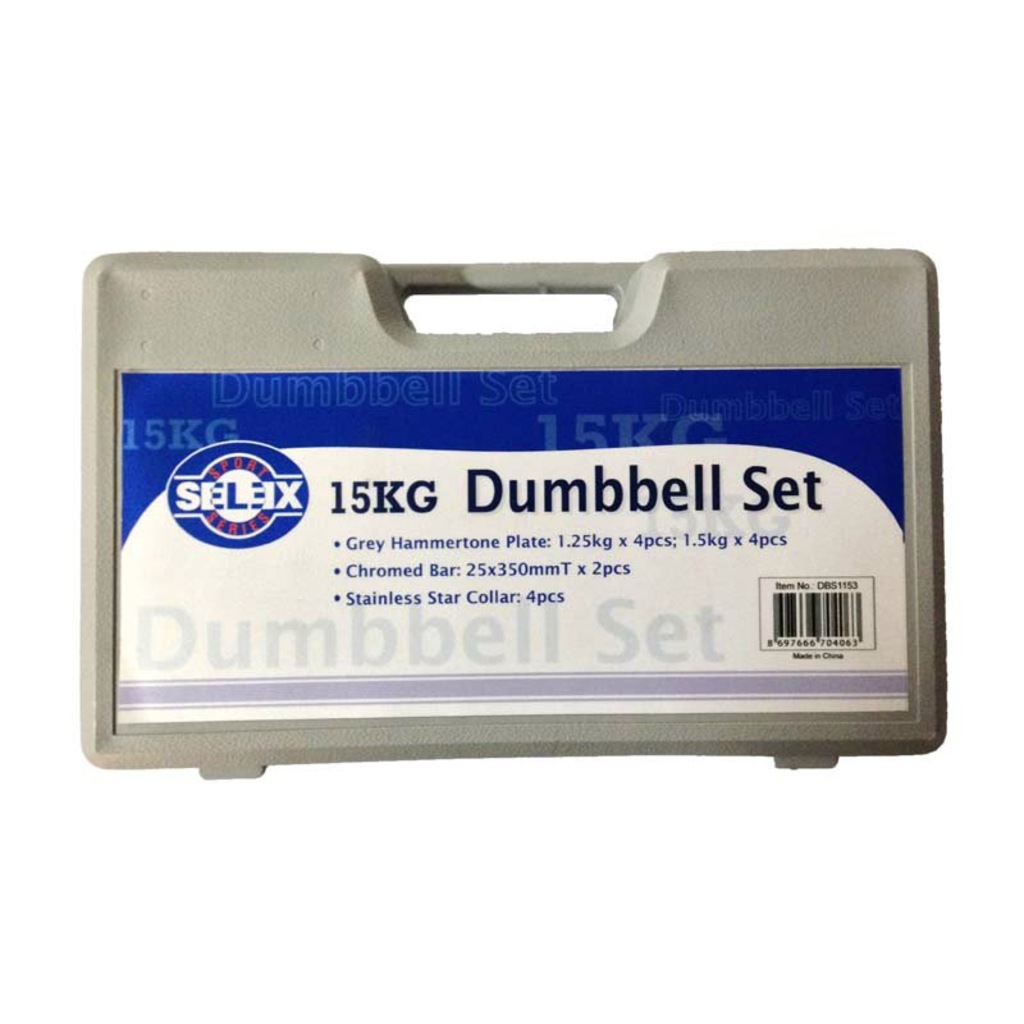 32708516 - Selex DBS1153 15 KG Dumbell Set - n11pro.com 32708516 - Selex DBS1153 15 KG Dumbell Set - n11pro.com