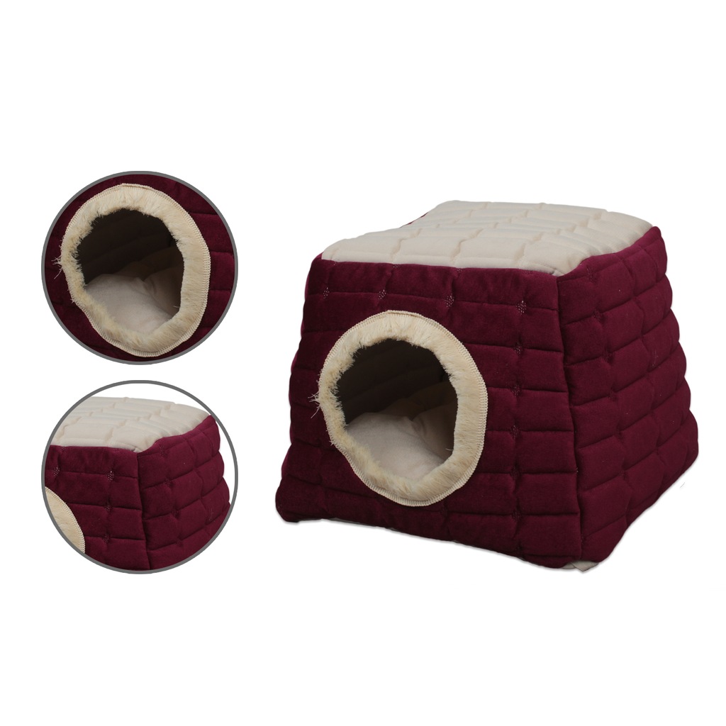 Tulyano Ikisi Bir Arada Kedi Kopek Evi Ve Yatagi 45 X 45 X 30 Cm N11pro Com