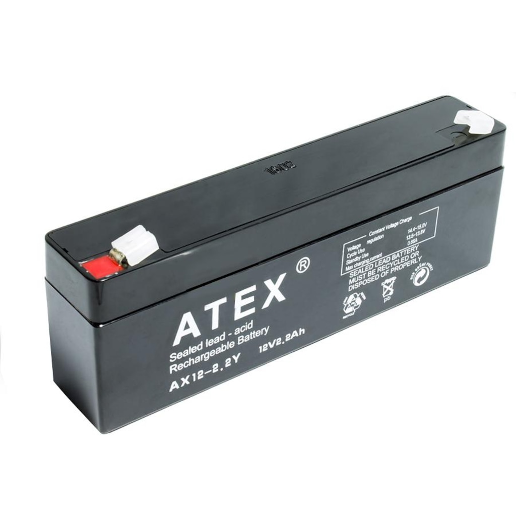 Akü 12V 2.2A Yatık 17.5X6X3.5Cm Atex Fiyatları, Özellikleri ve