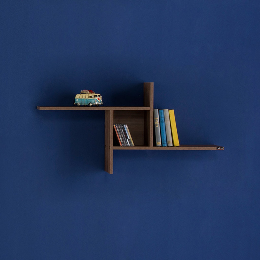 Adore Mobilya Opsiyonel Duvar Rafı Kitaplık Raf Raf04nc