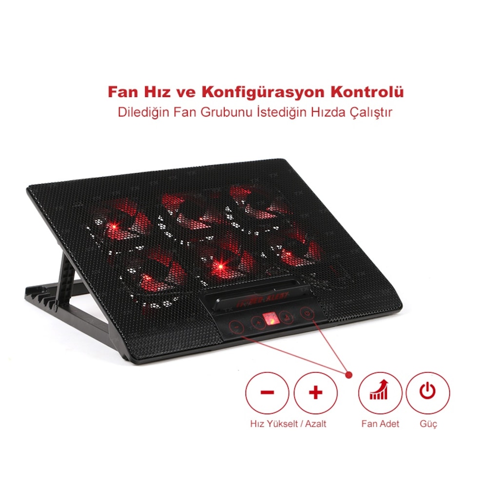 95667308 - TX TXACNBRED Red Alert 6 Fanlı 11" - 17" Notebook Soğutucu - n11pro.com 95667308 - TX TXACNBRED Red Alert 6 Fanlı 11" - 17" Notebook Soğutucu - n11pro.com
