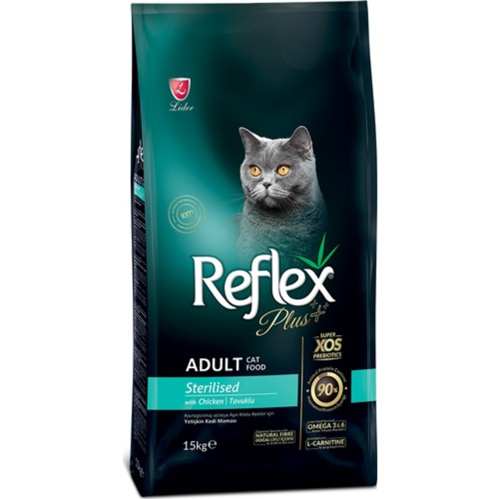 Reflex Plus Sterilised Tavuklu Kısırlaştırılmış Yetişkin Kedi Maması 15