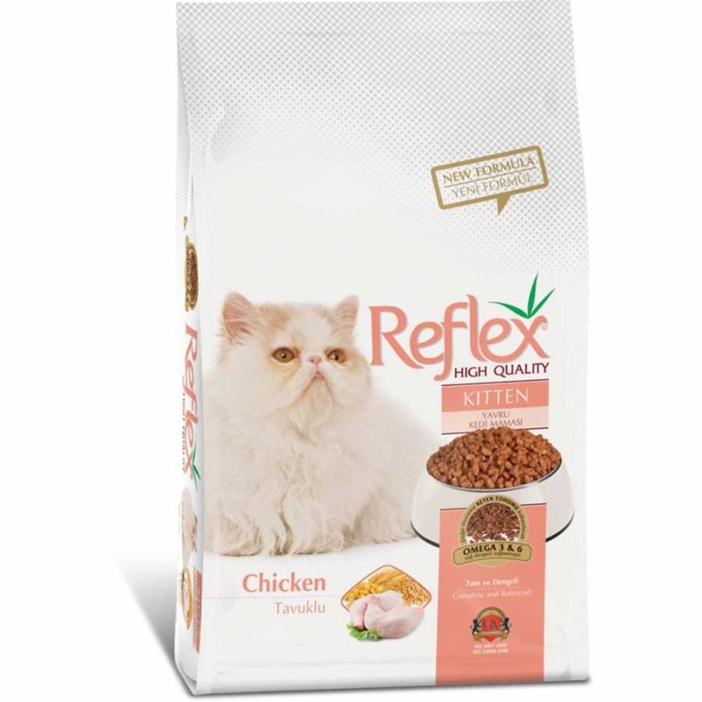 Reflex Kitten Tavuklu Yavru Kedi Maması 3 KG Fiyatları ve Özellikleri